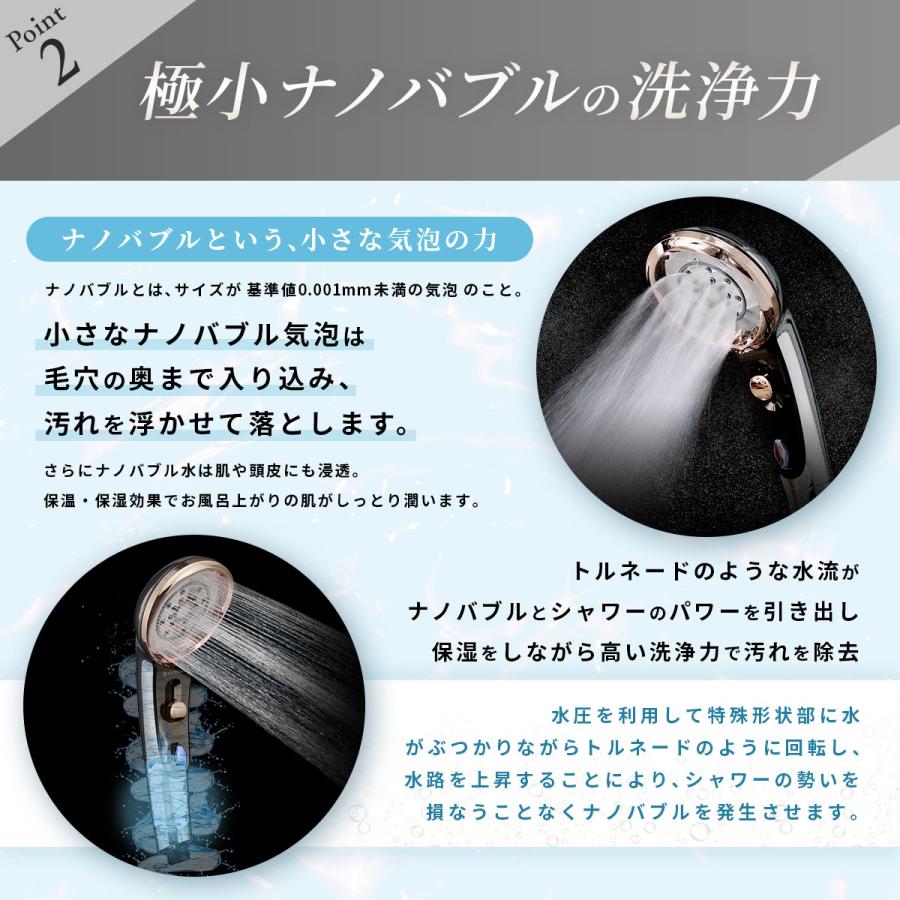 ドクターエア（DOCTORAIR） シャワーヘッド クリスタルジュエル BSH-01