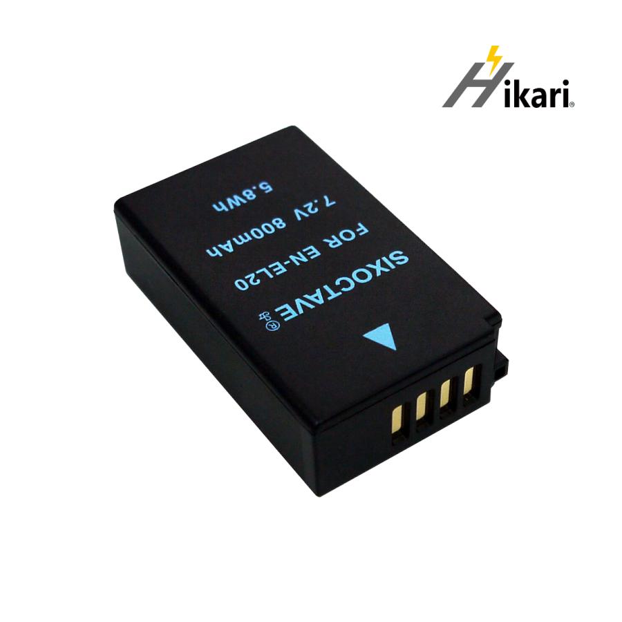ニコン（Nikon） 【互換品】 EN-EL20 Nikon 互換 バッテリー 1個と