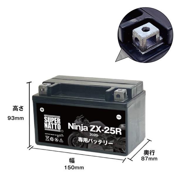 SUPER NATTO（スーパーナット） バイク用バッテリー＋充電器セット