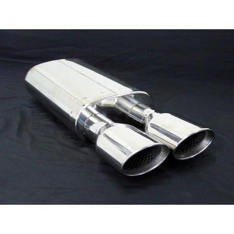 クラウン ZEESリアマフラー 左右4本出し 純正バンパー要加工