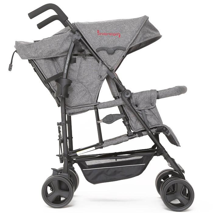 nihonikuji（日本育児） 二人乗りベビーカー DUOシティHOP2 グレー
