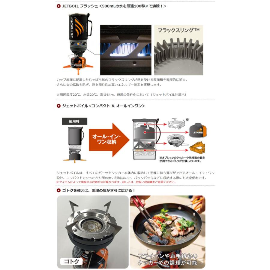 モンベル ジェットボイルフラッシュ mont-bell JETBOIL FLASH : バック