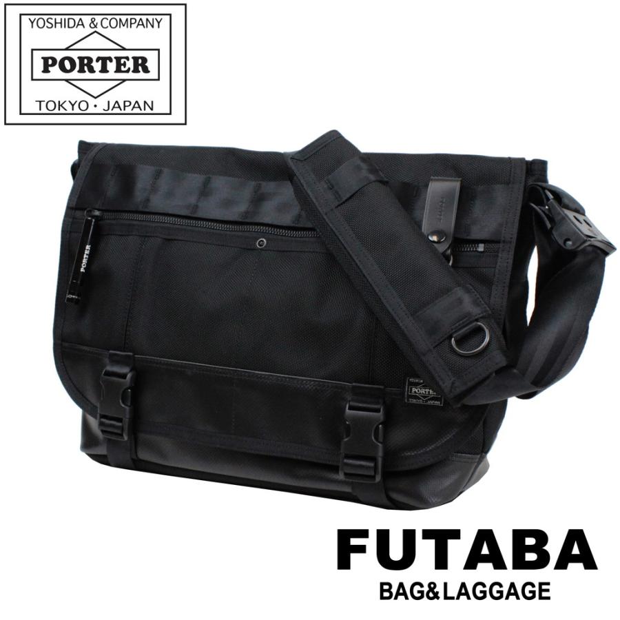PORTER ポーター ヒート メッセンジャーバッグ(L) 703-07967 ブラック