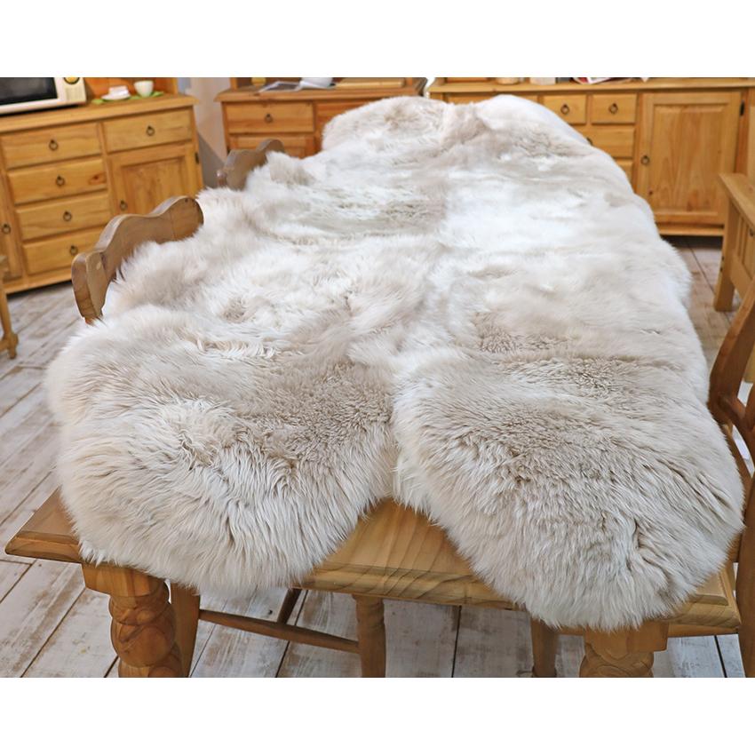 新品 在庫限り BOWRON ボーロン GOLD STAR ムートンラグ 5匹