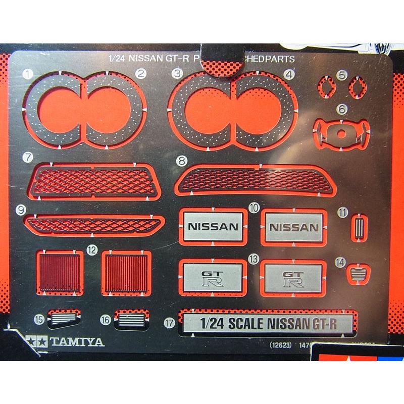 タミヤ（TAMIYA） 1/24 NISSAN GT-R エッチングパーツセット ITEM12623