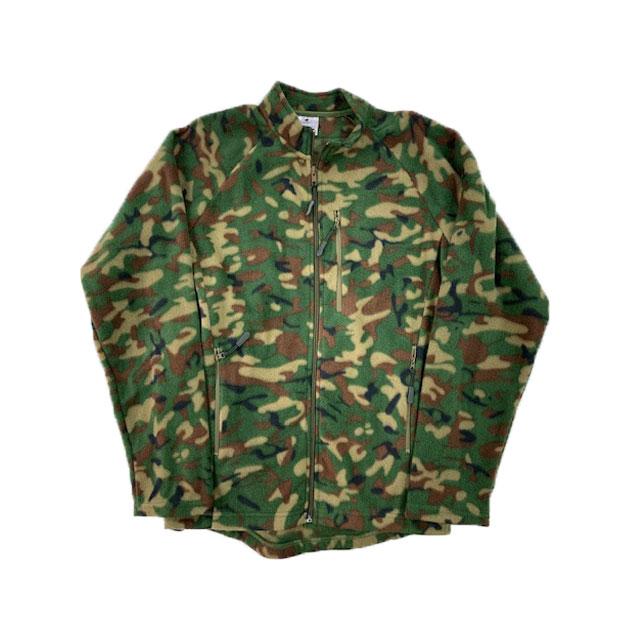 迷彩フリースジャケットII(陸上自衛隊/迷彩/OD/TAN/防寒/フリース/長袖