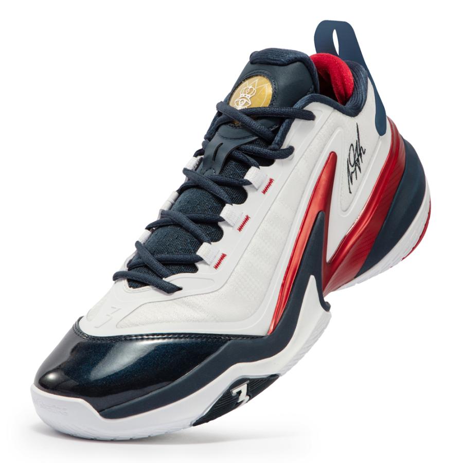 即納/優良配送】361° AG5 W572441112-5 WHT/DNVY バスケットシューズ