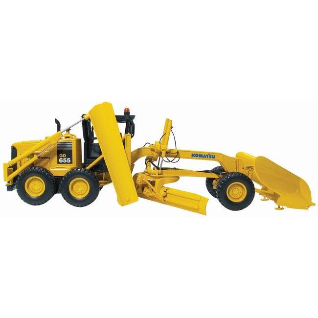 KOMATSUコマツ GD655-5 Motor Grader w/ V-Plow & Wing トラック