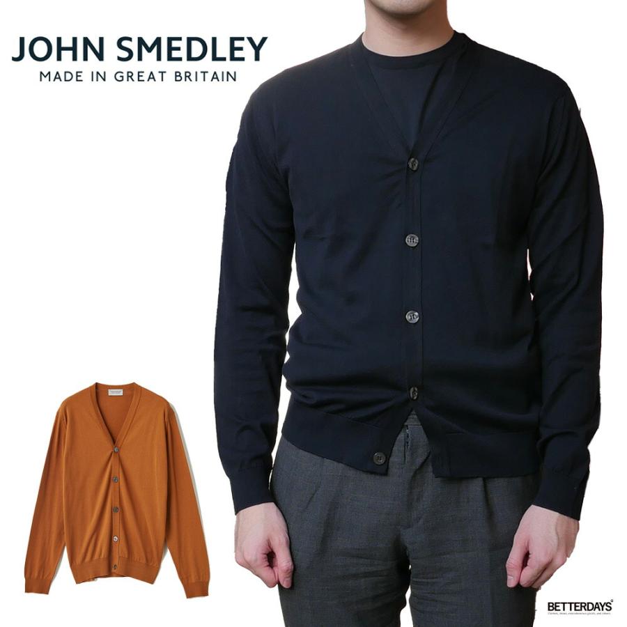 JOHN SMEDLEY（ジョンスメドレー） カーディガン メンズ Vネック
