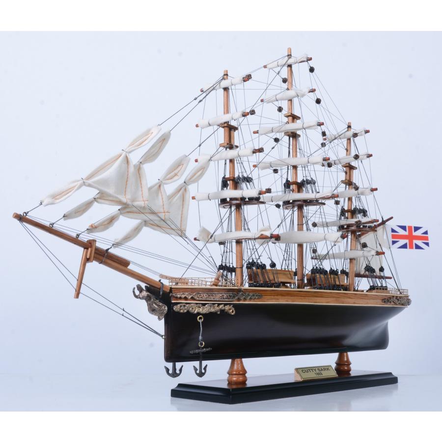 帆船模型 完成品 木製 Cutty Sark カティーサーク モデルシップ 全長