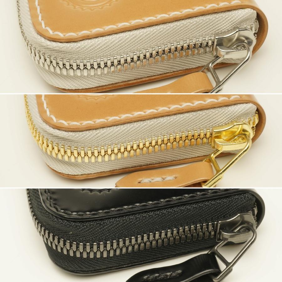 ジャイアンページ クロコダイル ラウンドファスナーミニ財布