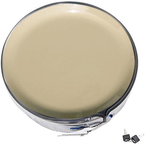 ジムニーJB64/JB23 背面 タイヤカバー シフォンアイボリーメタリック