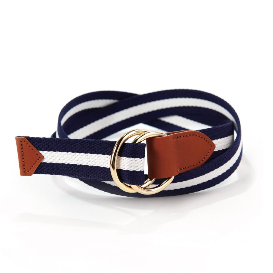 ベルト ダブルリング テープベルト レディース メンズ 布ベルト : 革