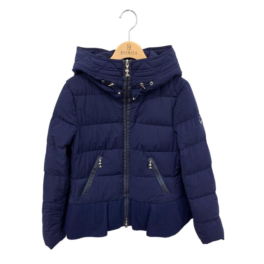 エムズグレイシー 異素材ミックスダウンジャケット 119604 38 ネイビー