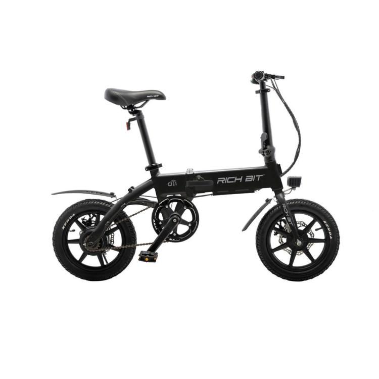 電動アシスト自転車] RICHBIT CITY ASSIST(シティブラック)｜折り畳み