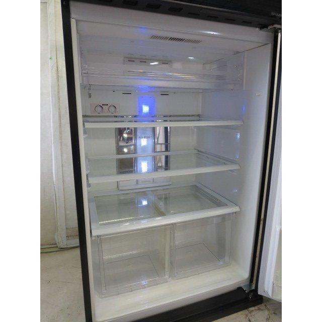 ▽当社1ヶ月保証付/シャープ 545L 2ドア冷凍冷蔵庫 SJ-55W-B[0717AH