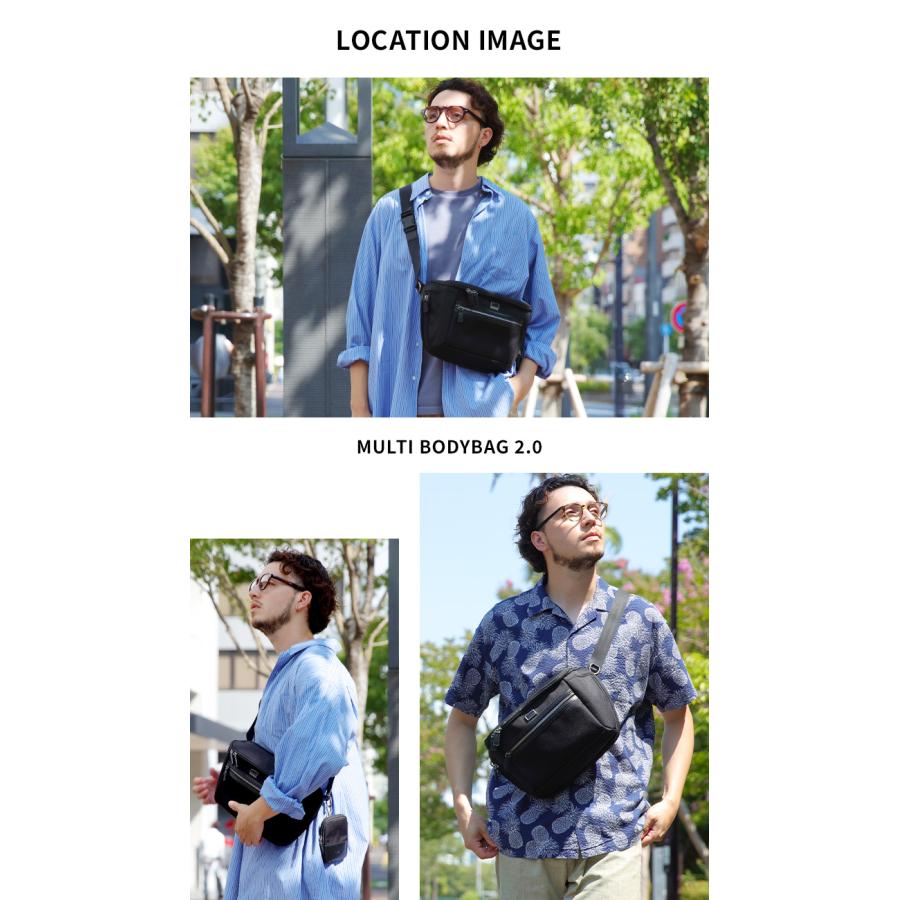 Evoon 公式 マルチボディバッグ2.0 財布機能 拡張機能 小物ポーチ付属