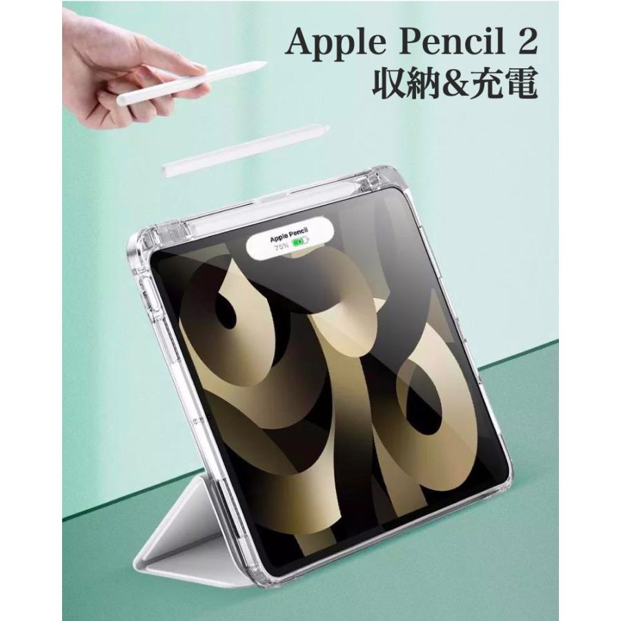 iPad ペン収納&充電 Air 13インチ (M3/M2) 2025/2024 クリアバック
