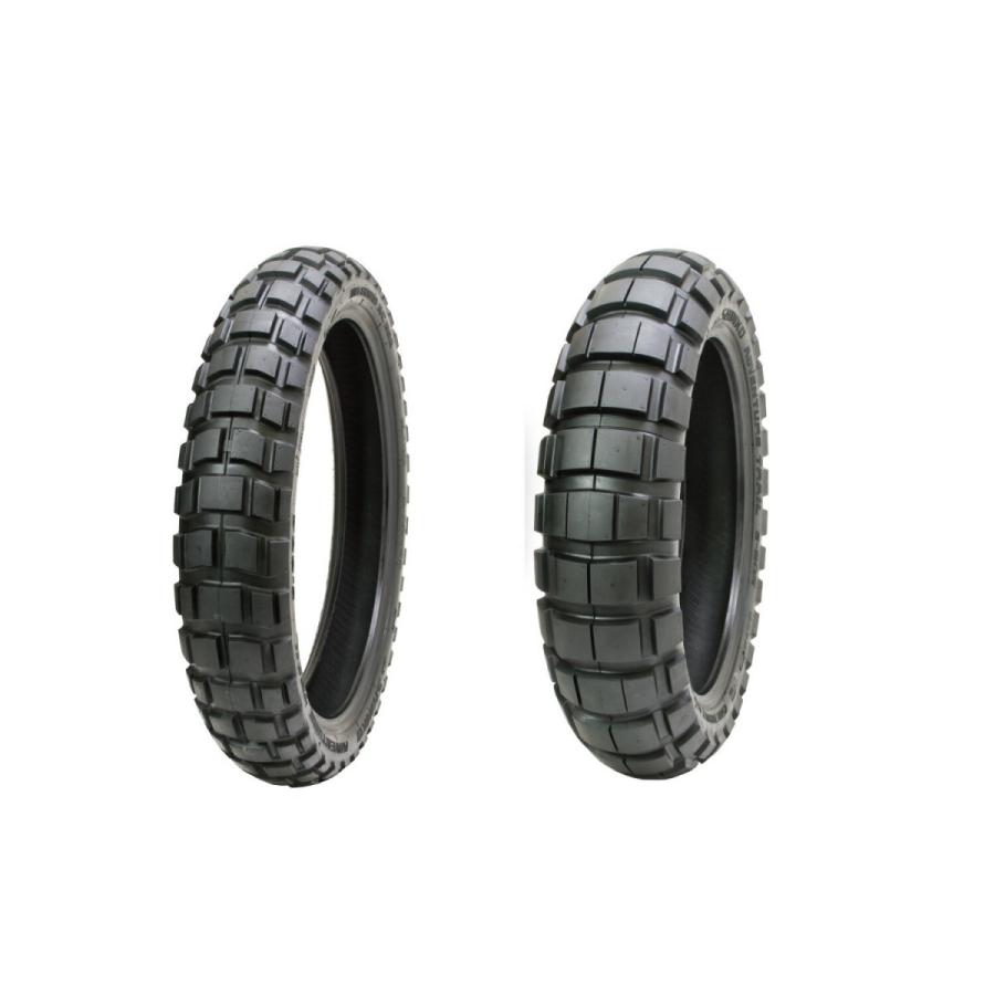 シンコータイヤ SHINKO E804 90/90-21 E805 150/70B18 前後2本セット