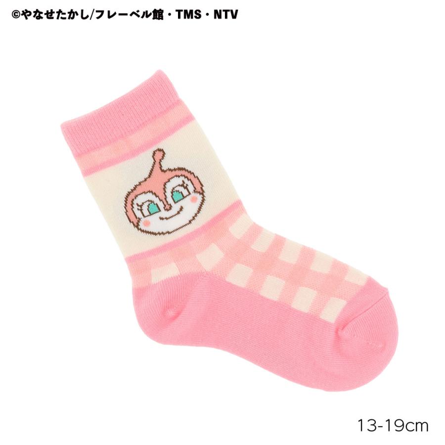 Fukuske（フクスケ） (キッズ13-19cm)ドキンちゃん チェック柄 クルー