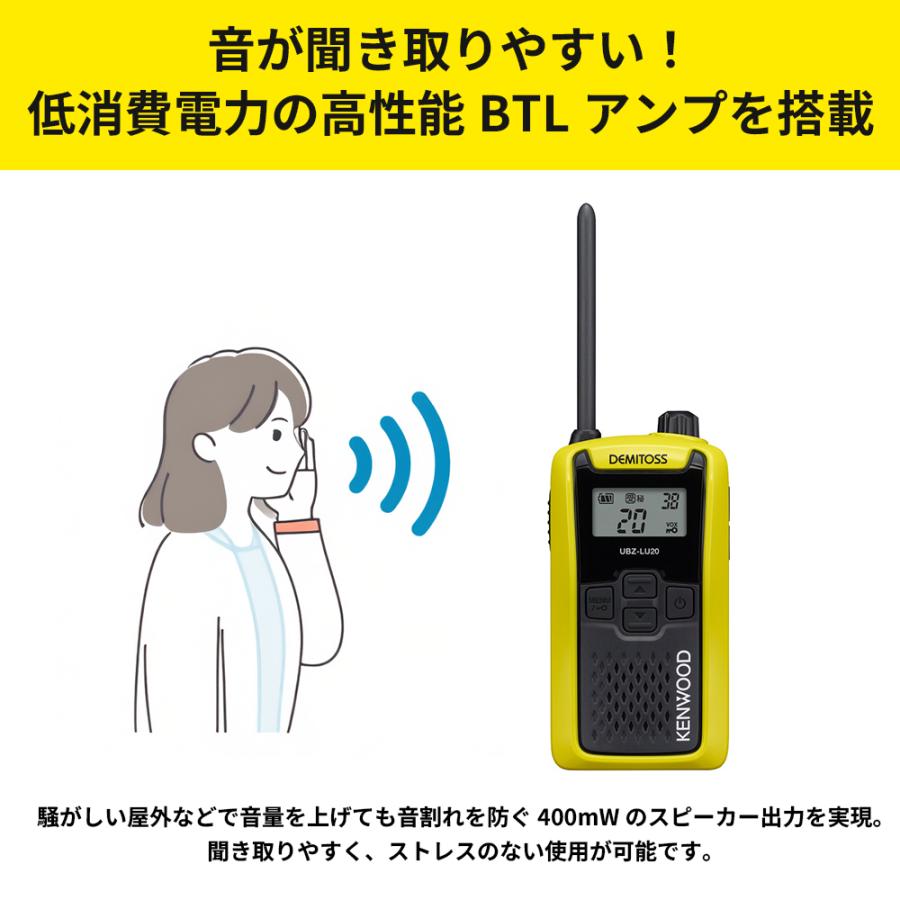 耳掛けイヤホンセット UBZ-LS20 後継機 特定小電力トランシーバー