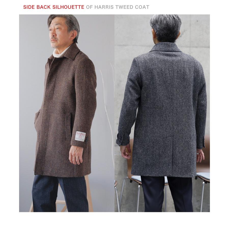 HARRIS TWEED（ハリスツイード） コート メンズ ステンカラー ウール