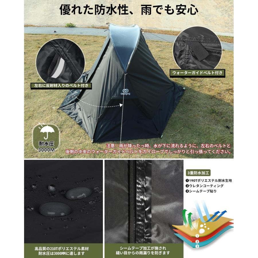 GOGlamping テントフライシートのみ SKY EYE CT FLY【SKY 自立式