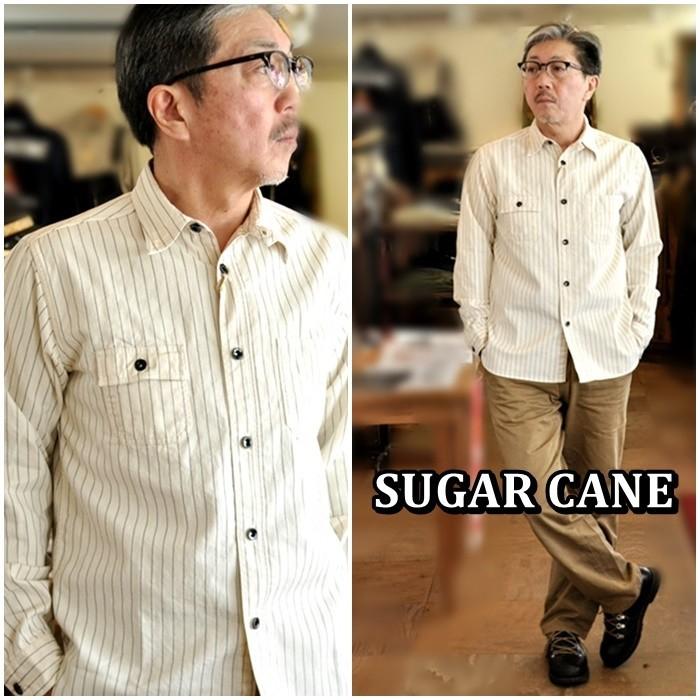 SUGAR CANE SUGARCANE シュガーケーン ウォバッシュワークシャツ 27076