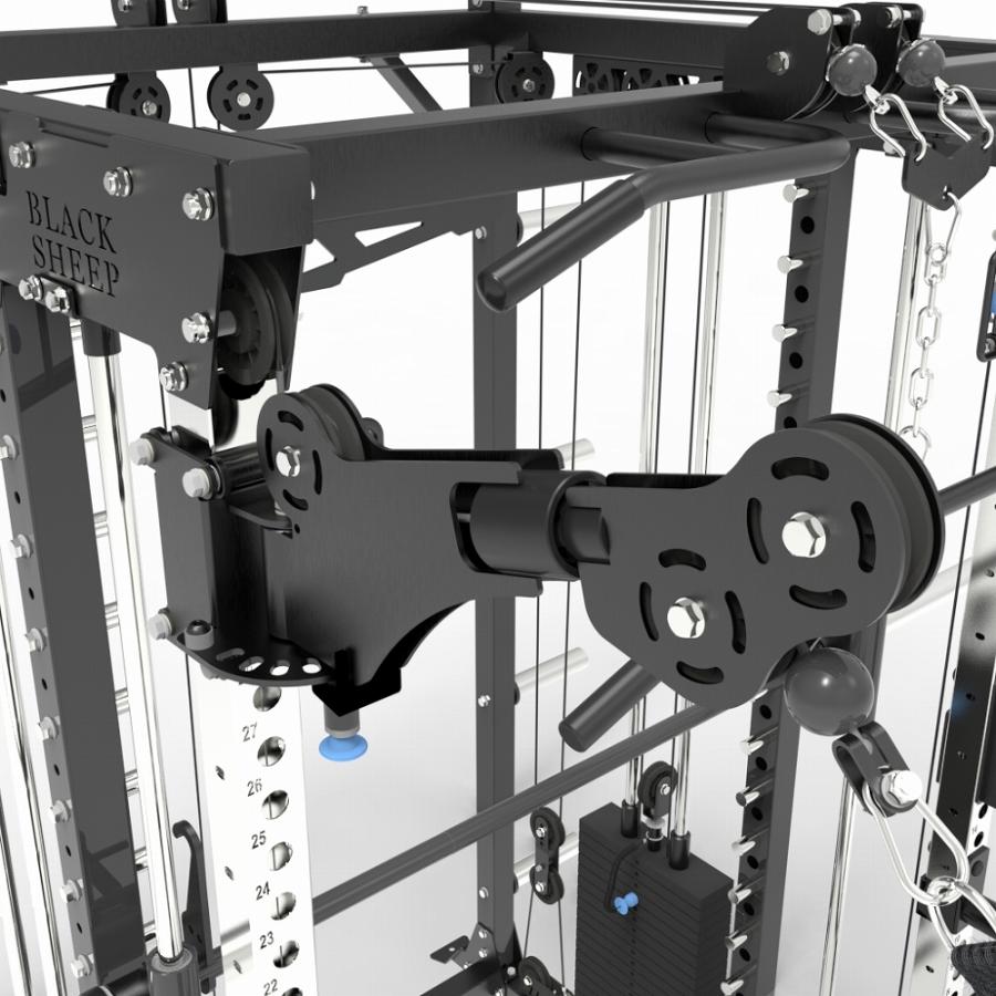 BS-X7 ウエイトスタック式オールインワンスミス スミスマシン パワー