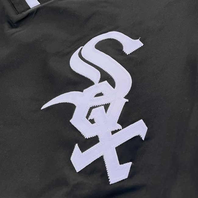 FANATICS MLB CHICAGO WHITE SOX V-NECK PULLOVER(BLACK/WHITE