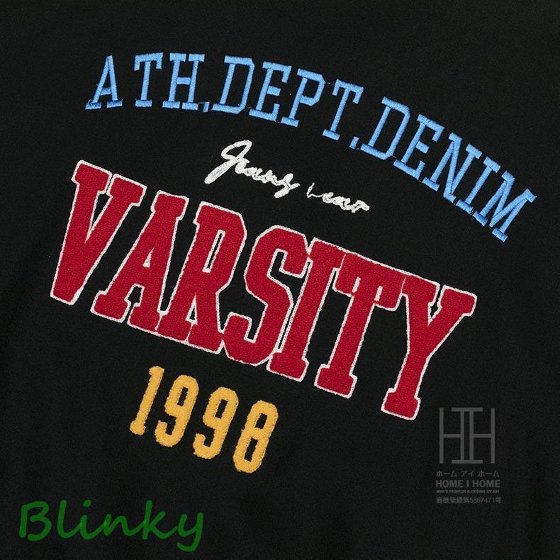 スタジャン メンズ レディース 革 レザー 切り替え ワッペン 刺繍