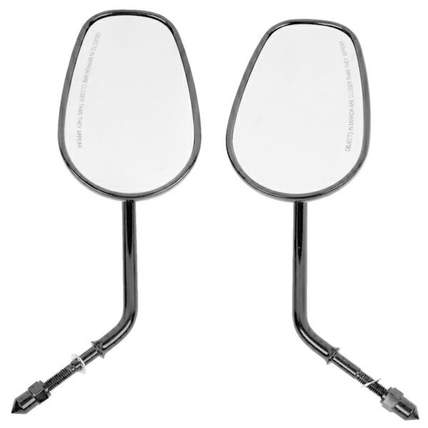 バックミラー ミラー ハーレー純正タイプ ショートステム(左右ペア