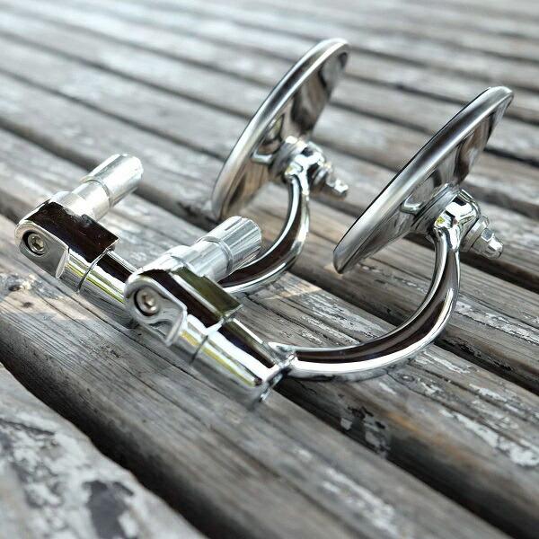 HALCYON ハルシオン タイプ スタジアム バーエンドミラー ラウンド 丸