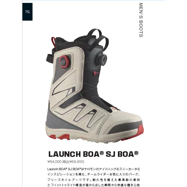 SALOMON（サロモン） 25-26 SALOMON ブーツ LAUNCH BOA SJ : 正規品