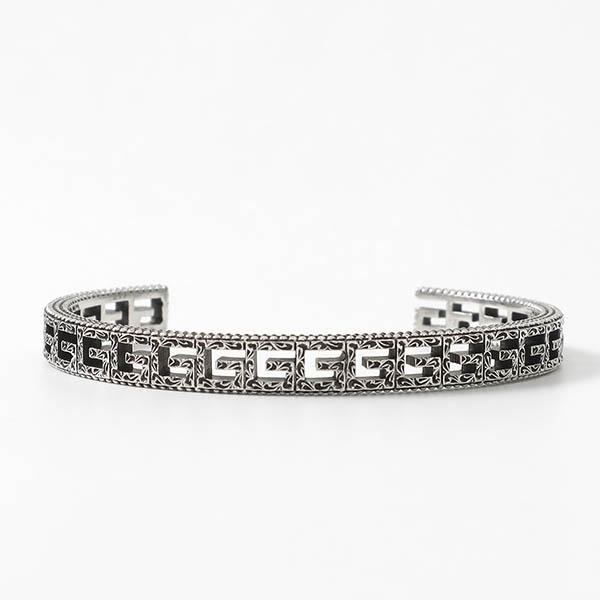 GUCCI（グッチ） メンズ バングル スクエアG カットアウト モチーフ