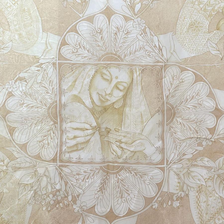 HERMES（エルメス） スカーフ カレ90 Les chants du henne ヘンナの歌