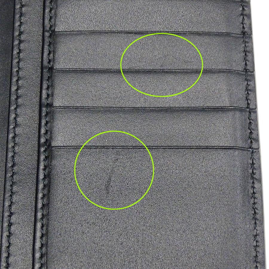 GUCCI（グッチ） 財布 メンズ ブランド 長財布 シマレザー ブラック