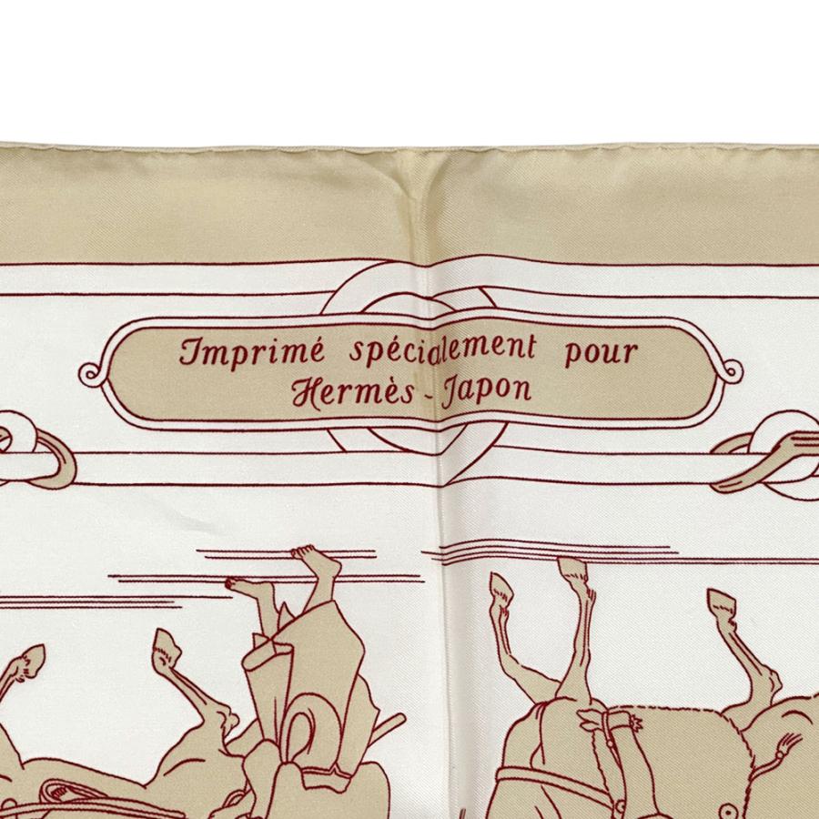 HERMES（エルメス） スカーフ カレ90 Equitation Japonaise 日本人の