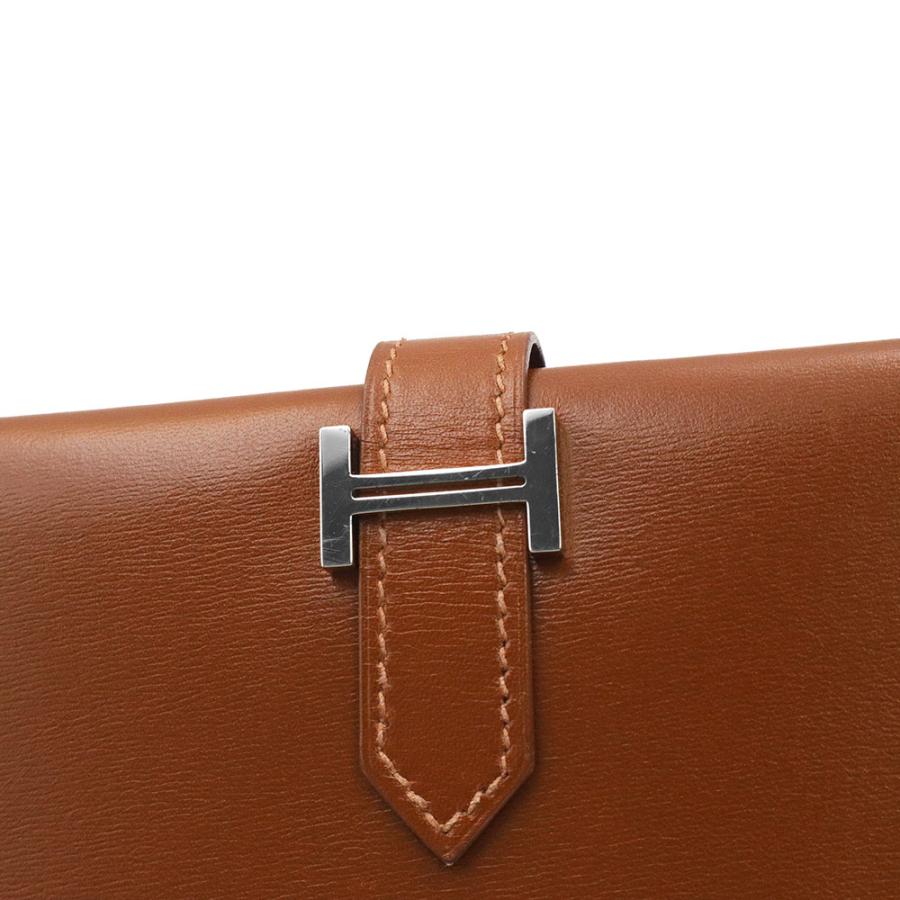 HERMES（エルメス） （中古）エルメス ベアン クラシック 二つ折り長