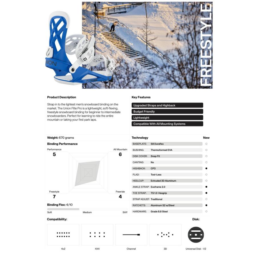 UNION BINDING 25-26 UNION/ユニオン FLITE PRO フライトプロ メンズ