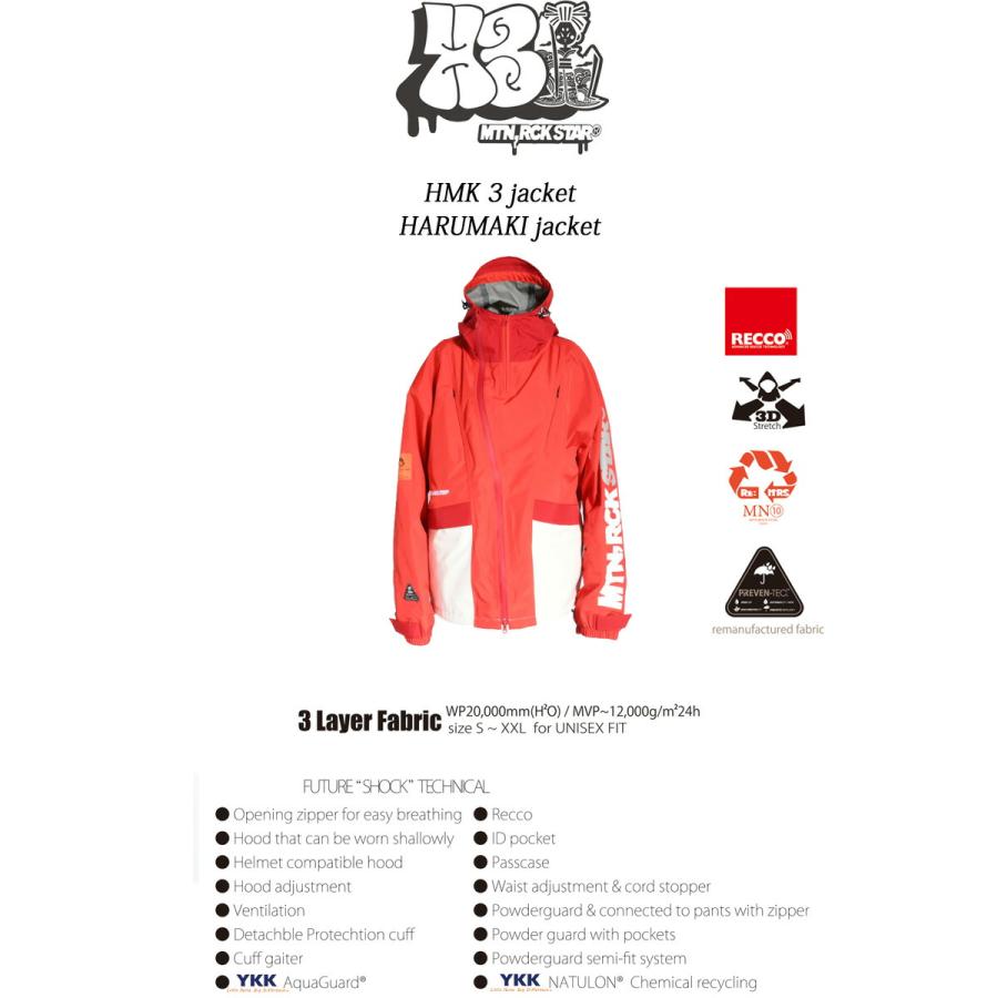 25-26 MOUNTAIN ROCK STAR/マウンテンロックスター HARUMAKI 3 jacket