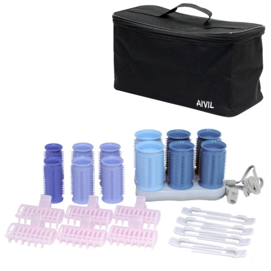 トリコ インダストリーズ アイビル ホットカーラー AH-12 6本立て 12