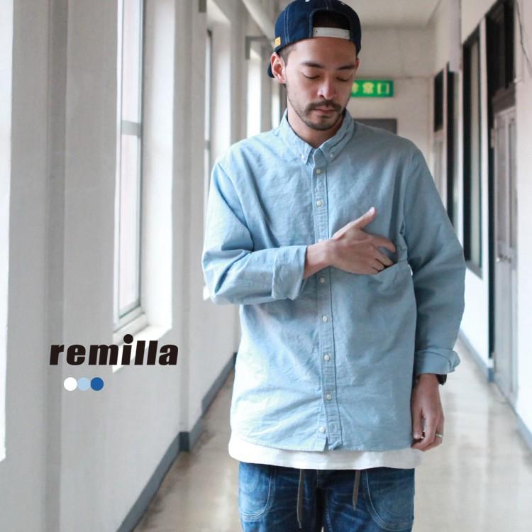 remilla（レミーラ） トップス シャツ 長袖 オックスポートシャツ