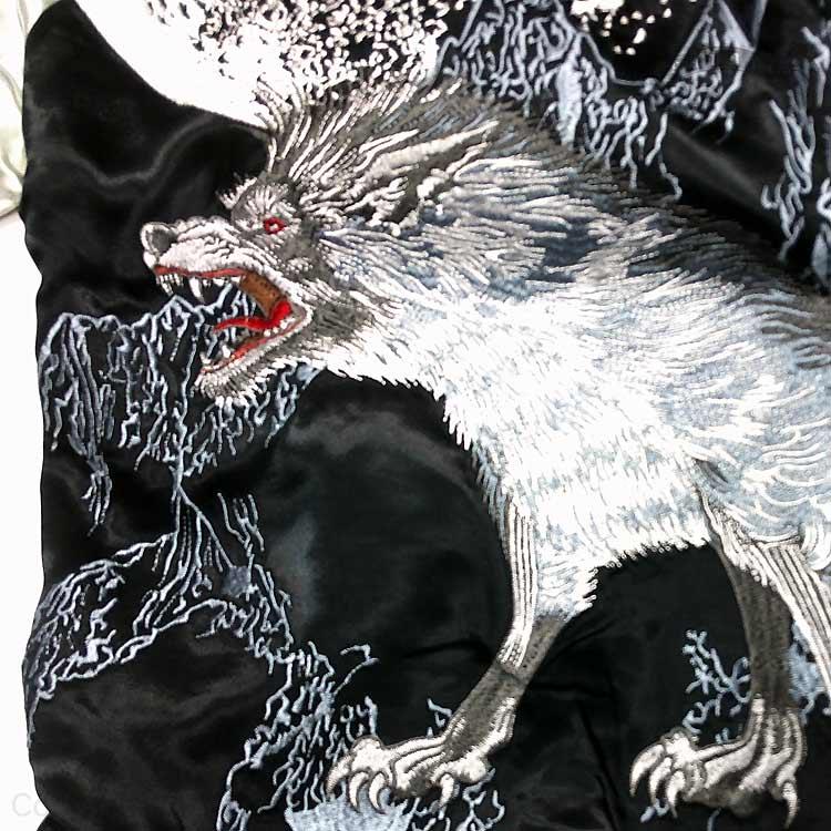 SATORI スカジャン さとり 月に狼 GKJ-007 和柄 和 