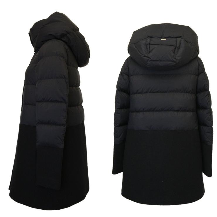 ヘルノ ダウン ウール 切り替え レディース HERNO コート PI001565D