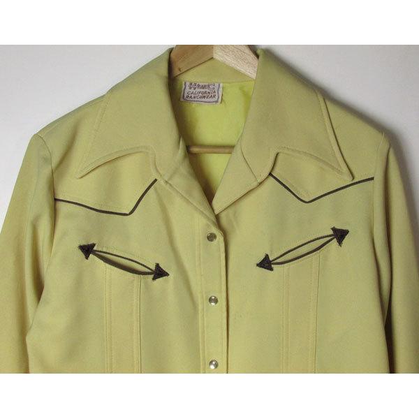 古着 50's ウエスタン シャツ ジャケット H BAR C CALIFONIA RANCHWEAR