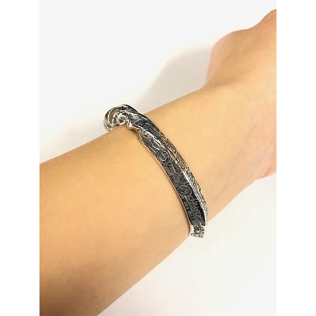 ツイスト バングル Graffiti Triangle Bangle/Bill Wall Leather