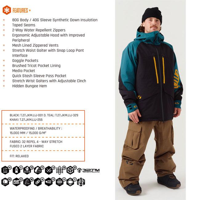 thirtytwo（サーティーツー） 予約 ラッシュド インサレーテッド