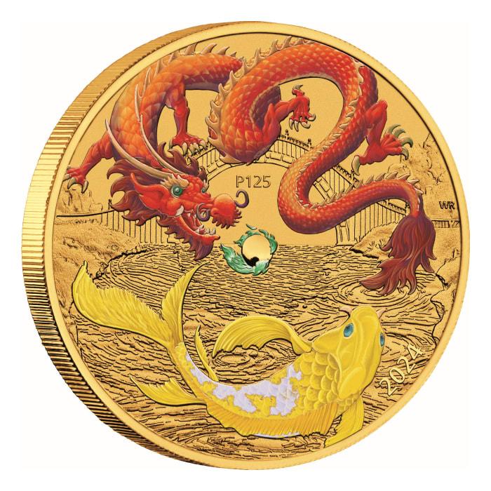 保証書・カプセル付き] 2024年 (新品) オーストラリア「レッドドラゴン