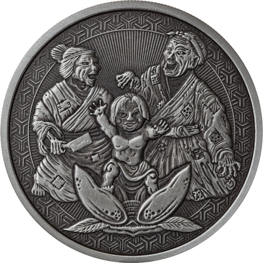 保証書・カプセル付き] (新品) サモア「桃太郎」純銀 1オンス